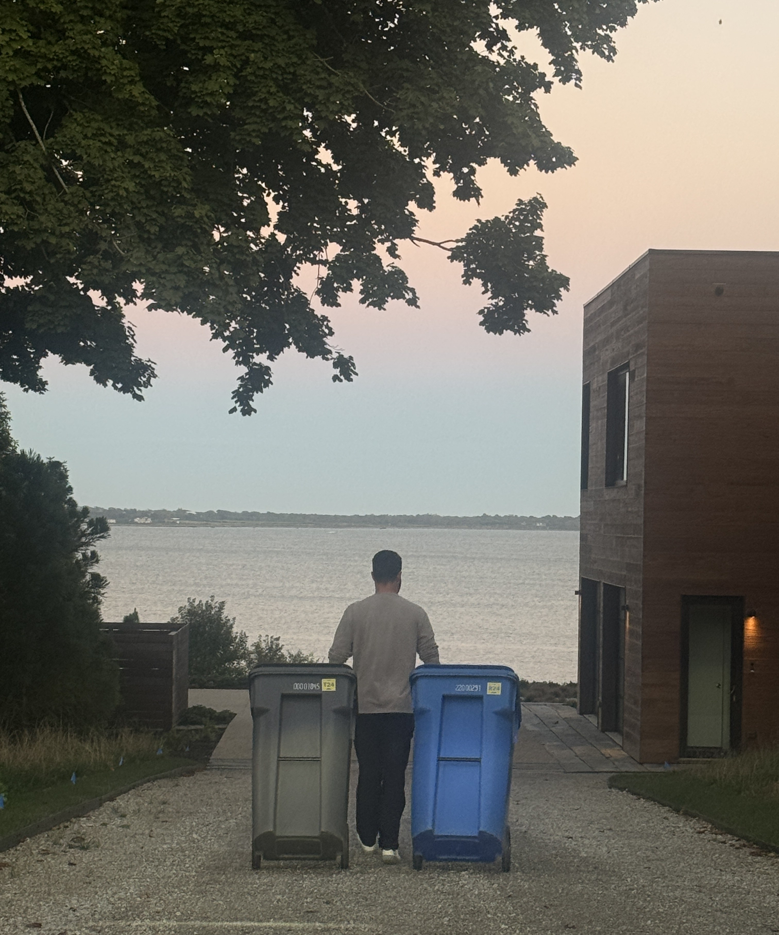Bin valet service at a Rhode Island waterfront property